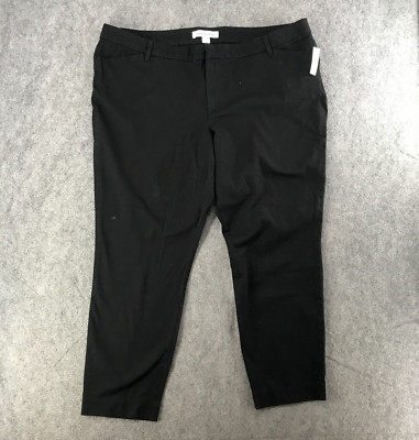 Amazon Essentials Pants Womens Size 20 Plus NWT Black Career Casual Taper Fit