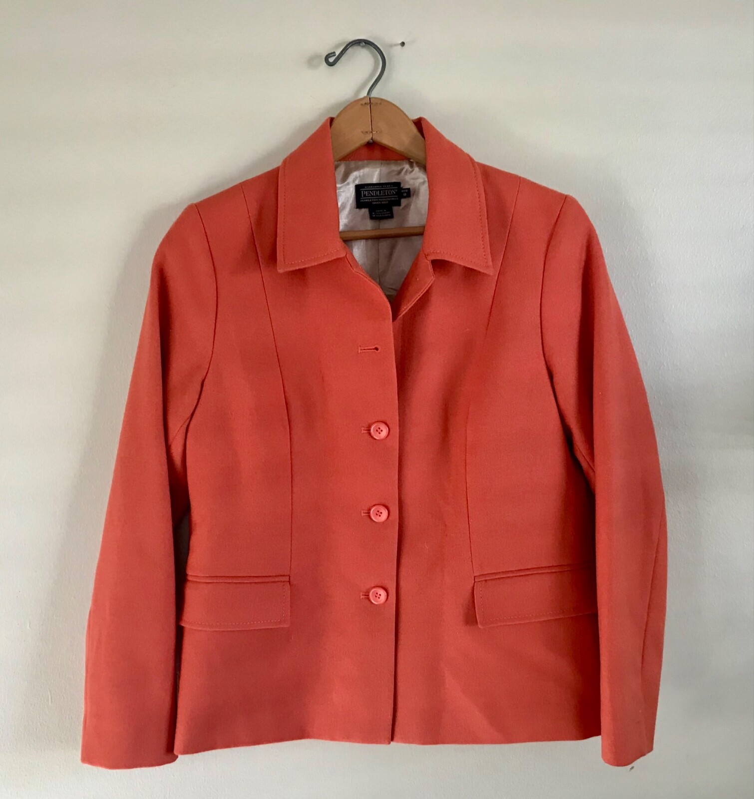 Pendleton 100 % Virgin Wool Lined Jacket/Blazer ~… - image 1