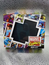 Marvel Avengers and Heroes Portraits Trifold Wallet Multi-Colors Stylish Comic.