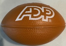 Mini Foam Football Brown/White Stress Toy w/ Company Logo
