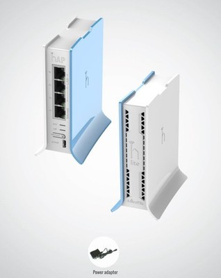 MikroTik home Access Point RB941-2nD-TC, hAP lite TC, 2,4 GHz, 4x 10/100, Tower