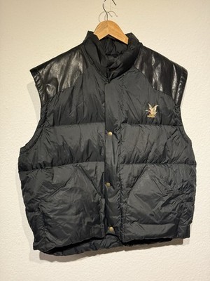 Chevignon Togs Unlimited XL   90er Daunenjacke/Weste, schwarz, Vintage Style
