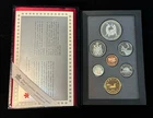 1988 Canada Proof Set 7 Coins Royal Canadian Mint 50% Silver Dollar