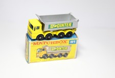 Lesney Matchbox No 51 8 Wheel Tipper In Original Box - Excellent Vintage