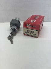 NOS STANDARD IGNITION #US-100 IGNITION SWITCH W/LOCK CYL/KEYS 1960s-70s IH-JEEP