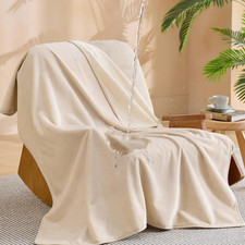 Bedsure Waterproof Blanket for Couch - Soft Flannel Fleece Couch Cover Throw Bla