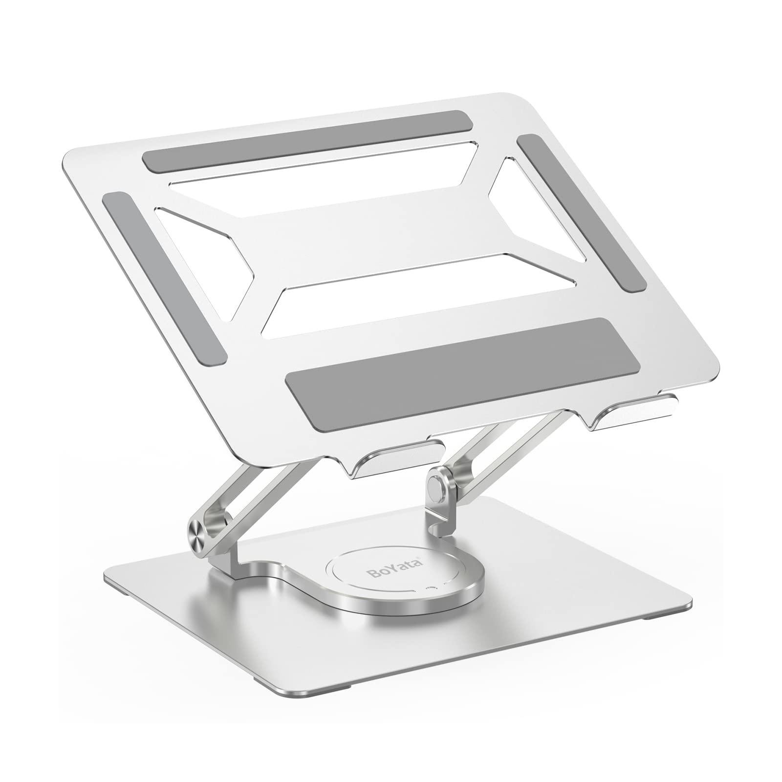 Support ordinateur portable anti mal de dos base rotative 360°
