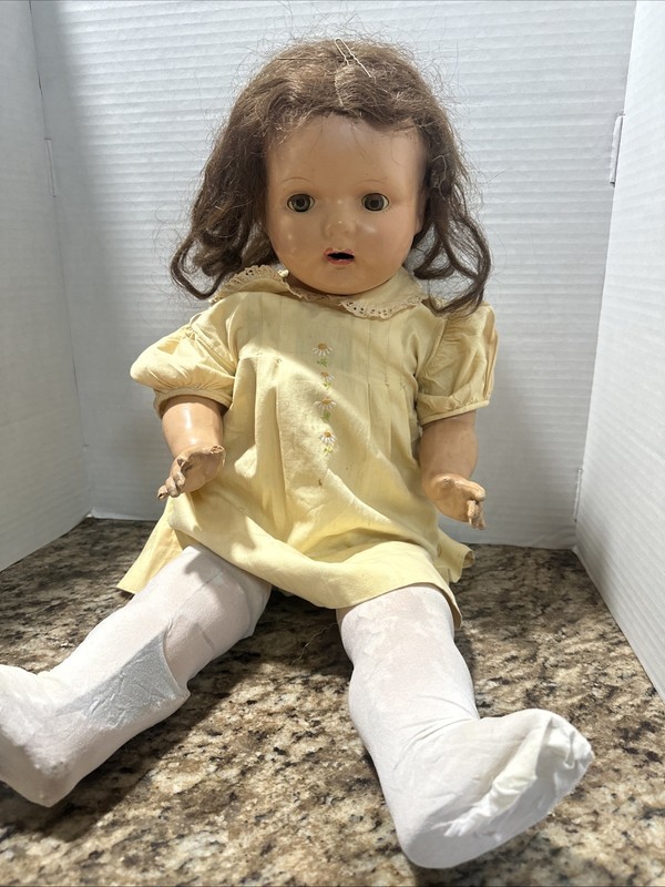 Vintage Doll 24” Needs Work