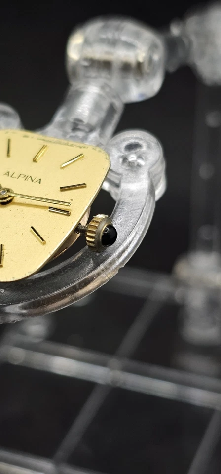 Reloj suizo Alpina vintage movimiento 17 joyas no funciona años 70 Foto 4 de 4