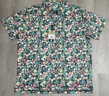 Chubbies The Bloomerang Performance Polo Shirt Mens 2XL Floral Toucan Hawaiian
