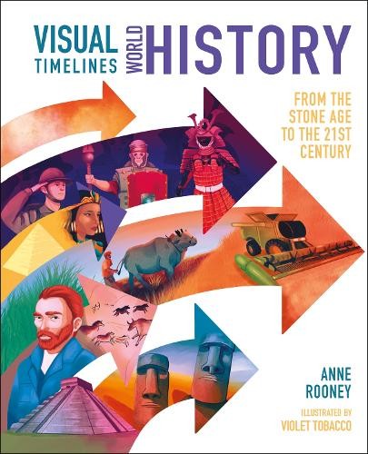Visual Timelines: World History by Anne Rooney, Violet Tobacco - 9781398816404
