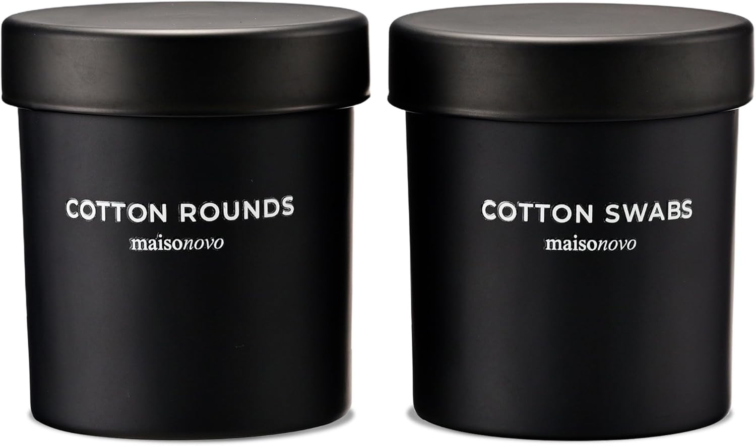 Boite coton tige en verre transparent de qualité supérieure pour cosmétiques