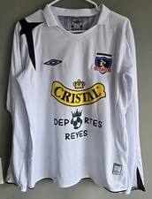 Colo Colo 2006 Jersey Mens Small White Umbro Soccer Football Chile Junior #12