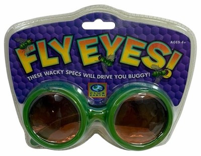 NIP Vintage Club Earth Fly Eyes Compound Eye Glasses Goggles Bug Insect Science