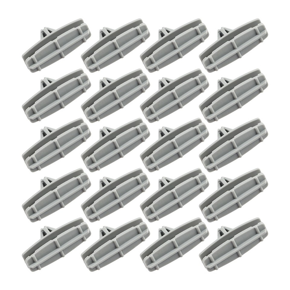 10 Clip Paraurti Fascia Per Chrysler Jeep Dodge – Codice 68225214AA, PA66 Bianco
