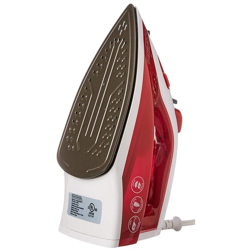 Black and Decker TrueGlide Premium Variable Compact Iron in Red Nonstick Plate - Picture 2 of 5