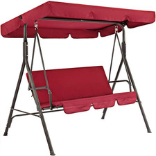 Copertura Con Tenda Parasole per Dondolo a 3 Posti, Impermeabile, per Esterni E 