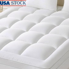 Mattress Pad Extra Thick Cooling and Full Size Mattress Topper 8-21"Deep Pocket