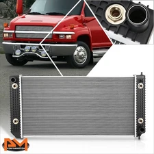 For 03-07 Chevy C4500-C7500 Kodiak/GMC Topkick Aluminum 2-Row Cooling Radiator