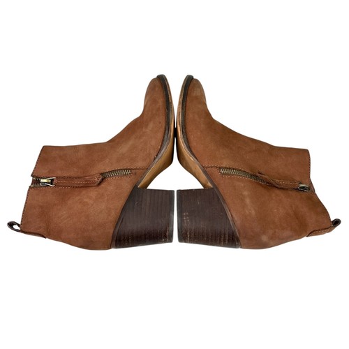 Botines de cuero impermeables Blondo marrón 8,5M doble cremallera - Imagen 10 de 11