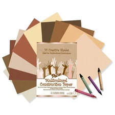 Pacon Multicultural Construction Paper - 12" X 9" - Assorted (PAC9509)