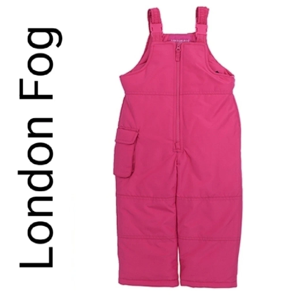 NEW! LONDON FOG Winter Bib Overalls Snow Pants 18M.