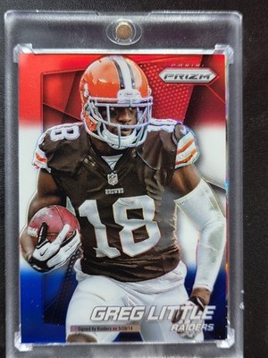 Greg Little REFRACTOR  RARE SP INVEST Raiders  non Auto
