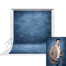 6x8ft Dark Blue Senior Portrait Backdrop Professional Abstract Textured Photo...