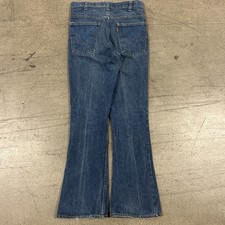 Vintage 1970s Levi  s 646 Orange Tab Bell Bottom Jeans 28 x 30