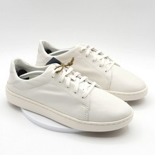 Olukai Pehuea Li 'Ili White Leather Sneakers Size 7.5 Womens NEW no box