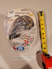 GE Ultra Pro New 82741 S-Video/Audio Cable 8 ...