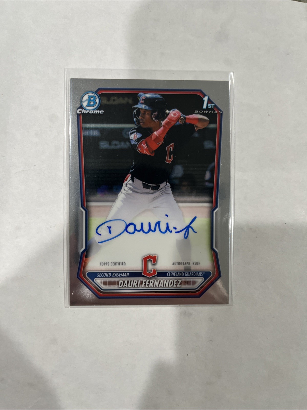 2026 Bowman Chrome Dauri Fernandez Auto view 1