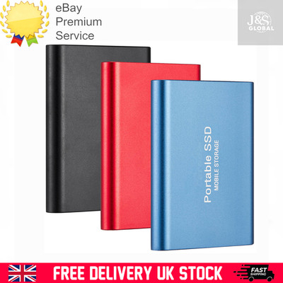 2 TB - 4 TB Externer High Speed SSD Speicher Speicher USB 3.0 für PC Laptop UK LAGER