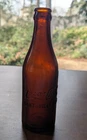 RARE Amber Coca-Cola, Huntsville AL, Root Glass Tooled Top Bottle, VINTAGE