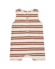 Rylee + Cru Collective Davis Romper Red 3-6M