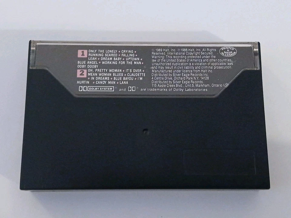 ROY ORBISON- Greatest Hits Special Tribute Collection Cassette  - Image 2 of 2