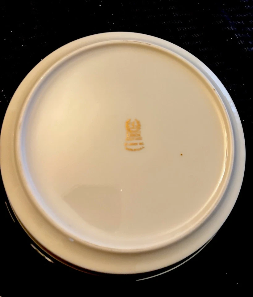 Lenox Bowls 7.5" Ivory with Platinum-Rim  Solitaire Bone China Coups Four - Image 3 of 4