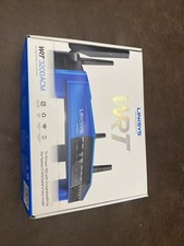 Linksys WRT3200ACM Dual Band Gigabit Wi-Fi Router MU-MIMO AC3200 Blue Black