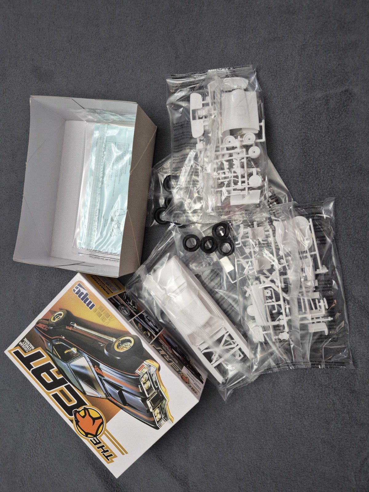 Colada Model Kit Box MPC The Cat Cougar Street Machine Model Kit 1/25 Open Box Complete | eBay