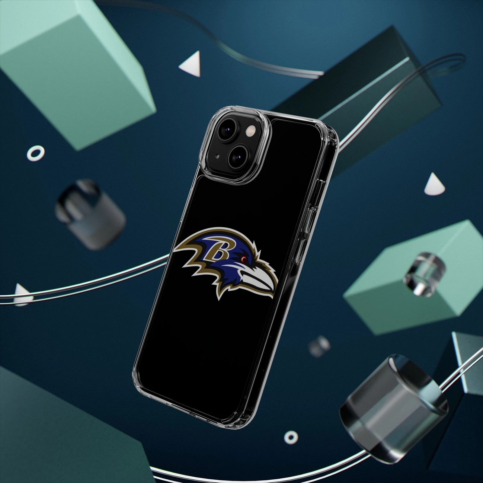 Baltimore Ravens Clear Phone Case for iPhone