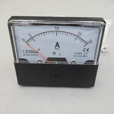 AC 20A  Analog Ammeter Panel AMP Current Meter AC 0-20A 60*70MM directly Connect