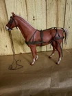 Johnny West Red Thunderbolt Horse w/ Full Set Wagon Harness Tack Marx 1960s