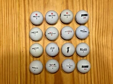 Golf Ball Lot (16-Pack) – Wilson, Pinnacle, Bridgestone, Volvik + Corporate Logo