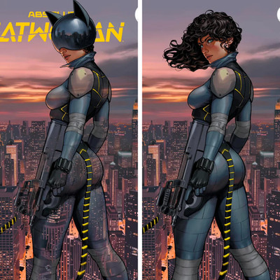 ABSOLUTE CATWOMAN #1 IVAN TALAVERA EXCLUSIVE TRADE & VIRGIN SET