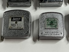 Vintage Tape Measures Lot Of 17 Most Lufkin USA