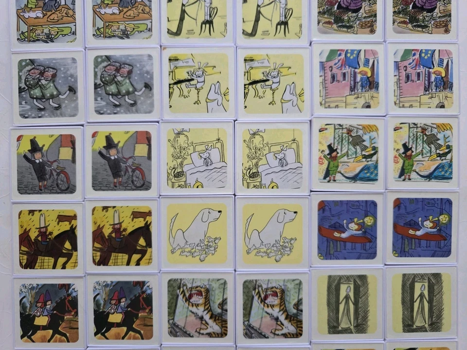 Madeline Matching Game Complete Briarpatch 36 плиток сумка на шнурке инструкции  - Изображение 4 из 4