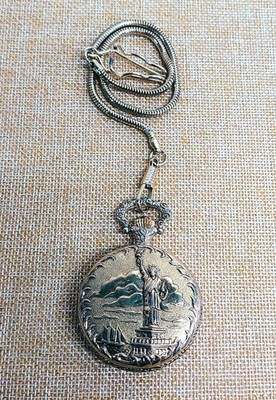 Gallery Statue of Liberty 1886-1986 Limited Edition Commemorative Pocket Watch