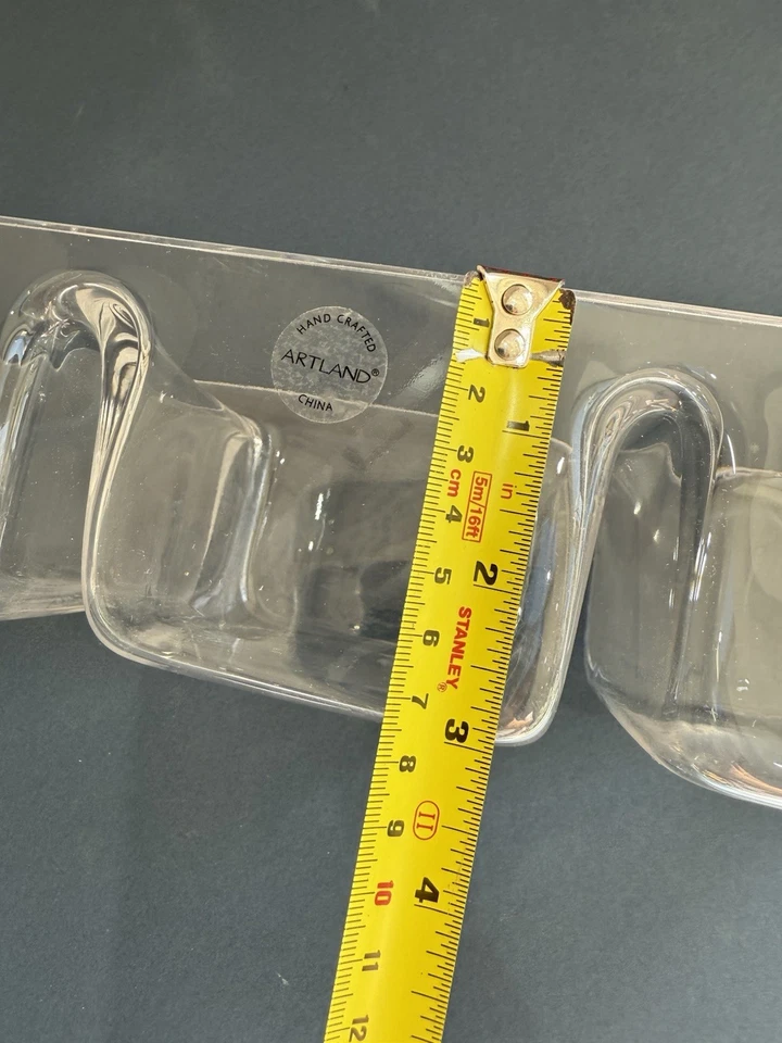 Servidor de condimentos Artland de tres secciones de vidrio - nunca usado Foto 2 de 4