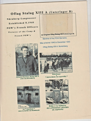 1940 STALAG XIII, NURNBERG-LANGWASSER, POWS, FRENCH OFFICERS-CAMP,  HISTORICAL