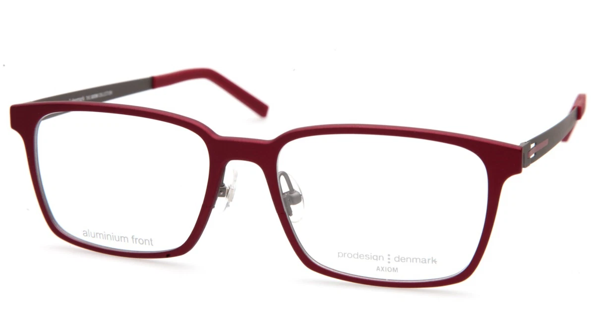 NWOT Rxable Prodesign Denmark Recess 1 Burgundy Gold Eyeglass Frames Prodesign denmark Red Eyeglass Frames for sale | eBay main image 4